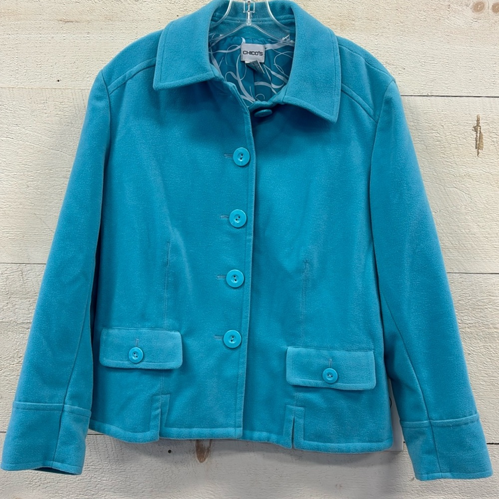 Chicos Button Front Jacket - image 1